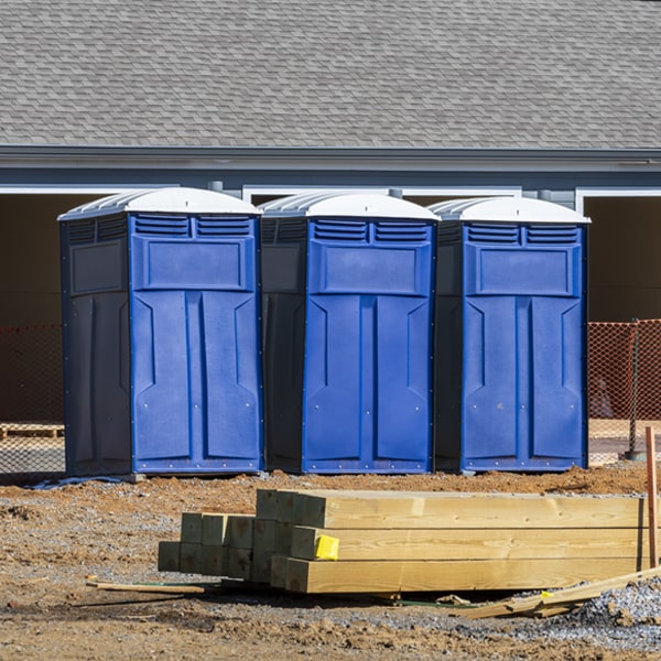 are there any restrictions on where i can place the portable toilets during my rental period in Broadford Virginia